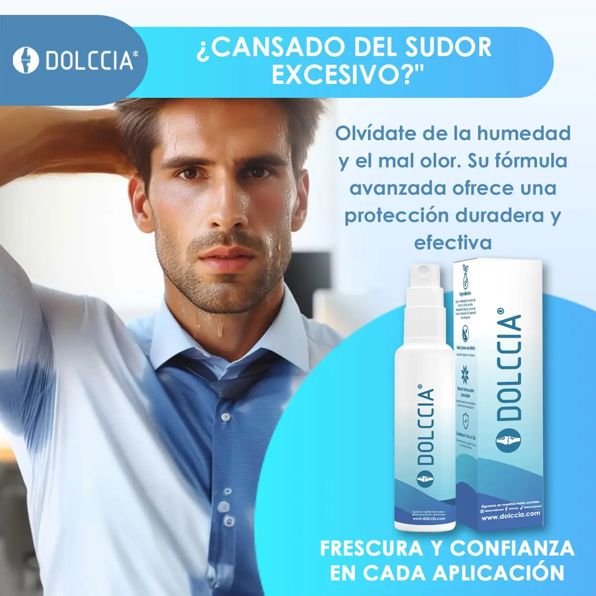 SPRAY ANTI-SUDOR ® - ¡DEJA DE SENTIRTE INCÓMODO! [ENVÍO EXPRESS + ENVÍO GRATIS]