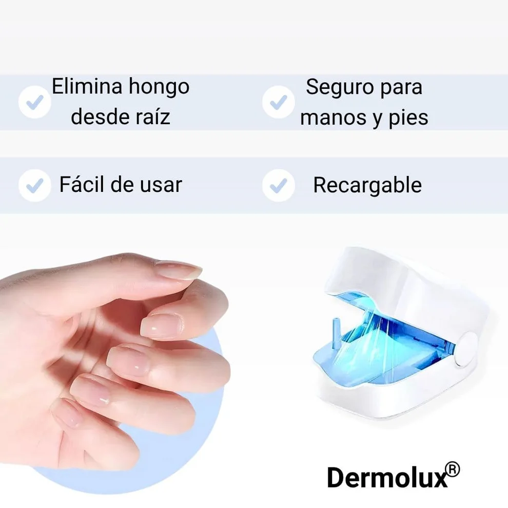 Dermolux ® - Dispositivo láser para tratamiento de hongos en las uñas